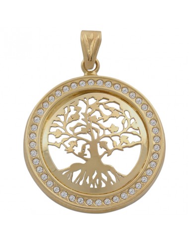 COLGANTE ORO 18KL ARBOL VIDA - 20MM