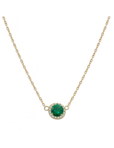 GARGANTILLA CRISOPAL VERDE ORO 18KL -...