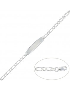 PULSERA 1x1 PLATA 925MM - 4MM