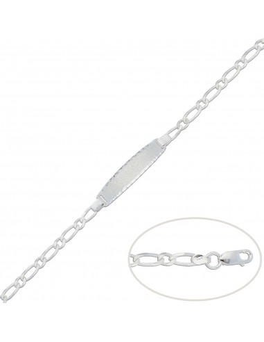 PULSERA 1x1 PLATA 925MM - 4MM