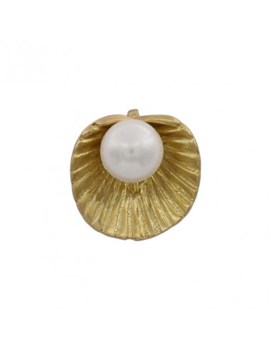 COLGANTE ORO 18KL CONCHA + PERLA