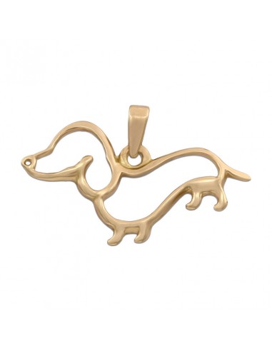 COLGANTE ORO 18KL PERRO - 26X11MM