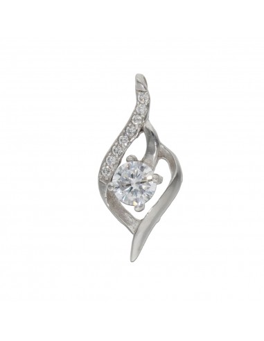 COLGANTE ORO BLANCO 18KL CIRCONITAS