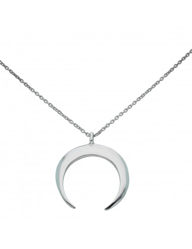 GARGANTILLA LUNA ORO BLANCO 18KL
