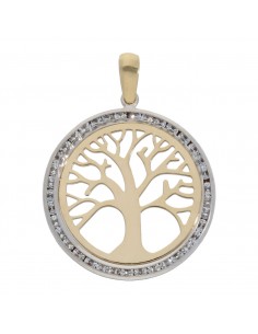 COLGANTE ORO 18KL ARBOL DE...