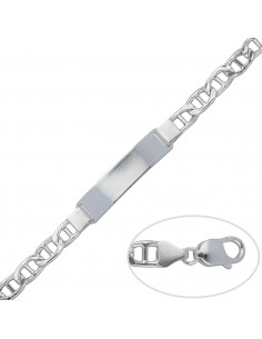 PULSERA PLATA 925MM PLACA