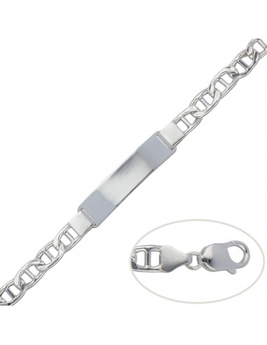 PULSERA PLATA 925MM PLACA