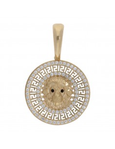 COLGANTE LEON ORO 18KL...