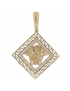 COLGANTE GRECA ORO 18KL -...