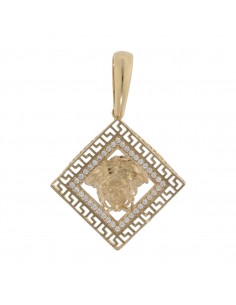 COLGANTE GRECA ORO 18KL -...
