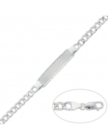 PULSERA BARBADA PLATA 925MM - 6MM