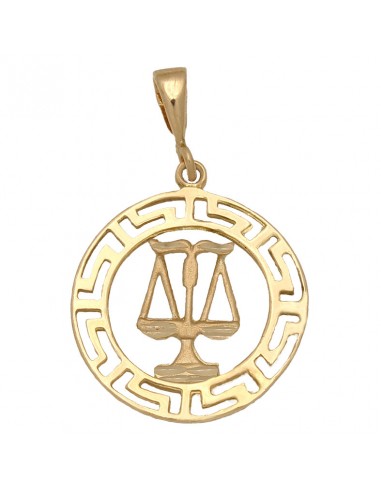 HOROSCOPO EN ORO DE 18KL LIBRA