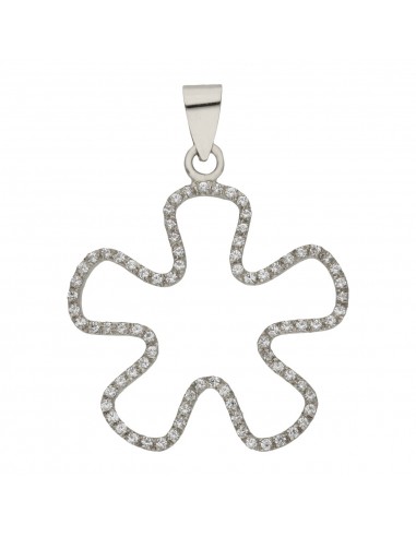 COLGANTE ORO BLANCO 18KL CIRCONITAS