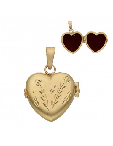 GUARDAPELO CORAZON ORO 18KL - 22X23MM