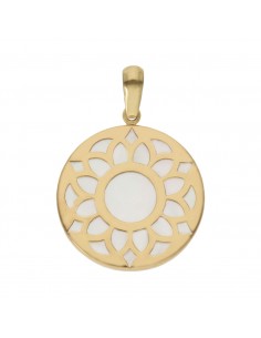 COLGANTE ORO 18KL NACAR - 16MM