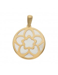 COLGANTE ORO 18KL FLORES...
