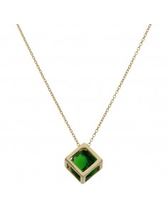 GARGANTILLA ORO 18KL CUBO +...