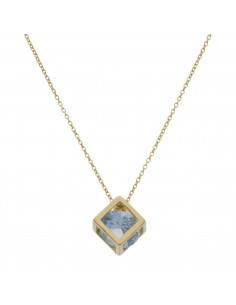 GARGANTILLA ORO 18KL CUBO +...