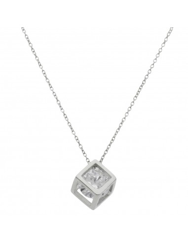 GARGANTILLA ORO BLANCO 18KL CUBO +...