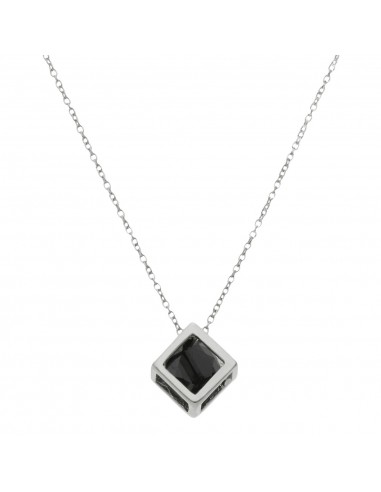 GARGANTILLA ORO BLANCO 18KL CUBO +...