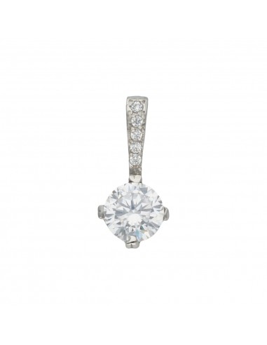 COLGANTE ORO BLANCO 18KL CIRCONITAS