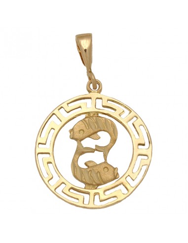 HOROSCOPO EN ORO DE 18KL PISCIS