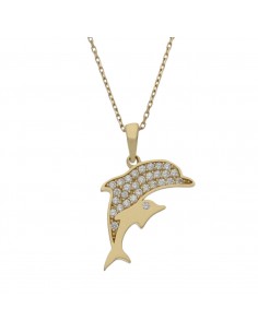 GARGANTILLA DELFINES ORO...