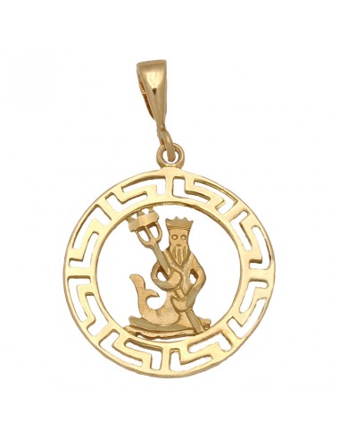 HOROSCOPO EN ORO DE 18KL ACUARIO
