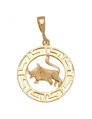HOROSCOPO EN ORO DE 18KL TAURO