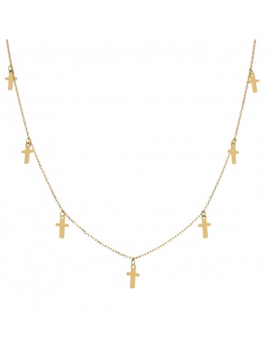GARGANTILLA ORO 18KL CHARMS CRUCES