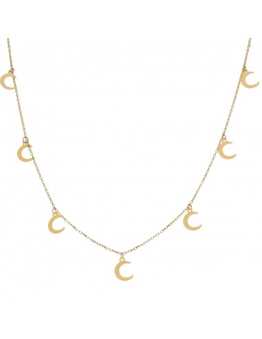 GARGANTILLA ORO 18KL CHARMS LUNAS
