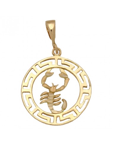 HOROSCOPO EN ORO DE 18KL ESCORPIO