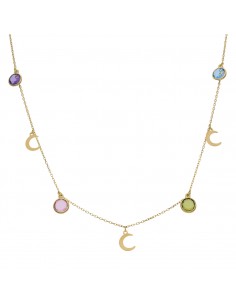 GARGANTILLA ORO 18KL LUNAS...