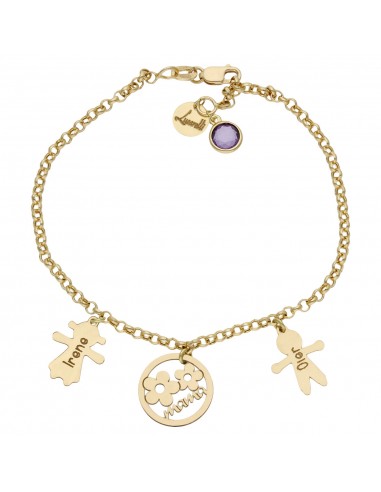 PULSERA MI HISTORIA MAMA ORO 18KL