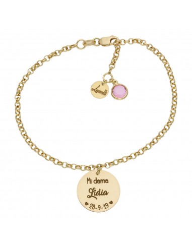 PULSERA MI HISTORIA DAMA HONOR ORO 18KL