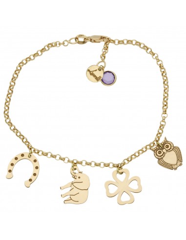 PULSERA MI HISTORIA SUERTE ORO 18KL