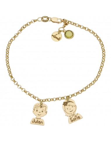 PULSERA MI HISTORIA NIÑOS ORO 18KL