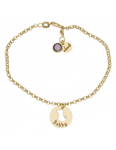 PULSERA MI HISTORIA MASCOTA ORO 18KL