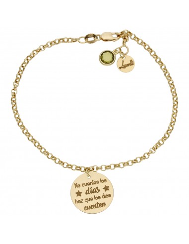 PULSERA MI HISTORIA VIVE ORO 18KL
