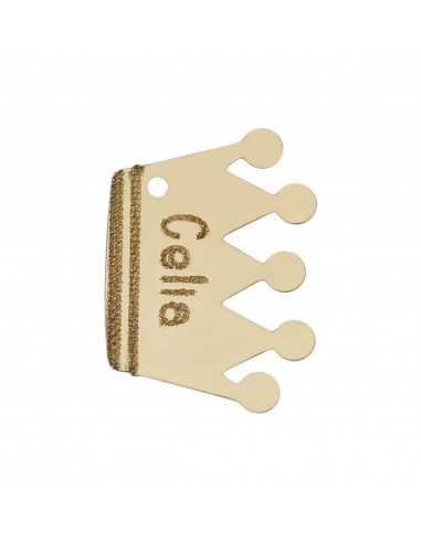 MI HISTORIA - ABALORIO CORONA ORO 18KL