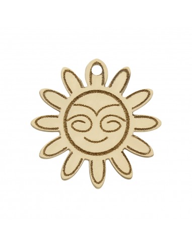 MI HISTORIA - ABALORIO SOL ORO 18KL