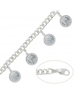 PULSERA MONEDAS BARBADA...