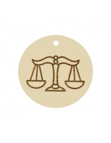 MI HISTORIA - ABALORIO LIBRA ORO 18KL