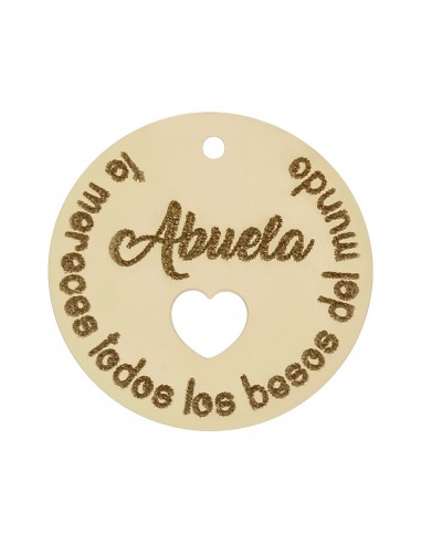 MI HISTORIA - ABALORIO FRASE ABUELA...