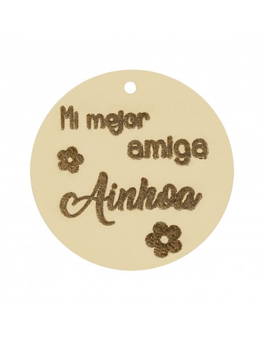 MI HISTORIA - ABALORIO AMIGA ORO 18KL