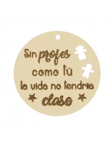 MI HISTORIA - ABALORIO PROFE ORO 18KL