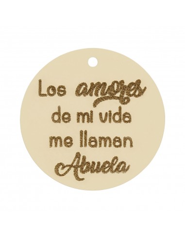 MI HISTORIA - ABALORIO FRASE AMORES...