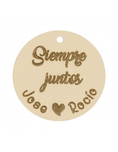 MI HISTORIA - ABALORIO FRASE JUNTOS...