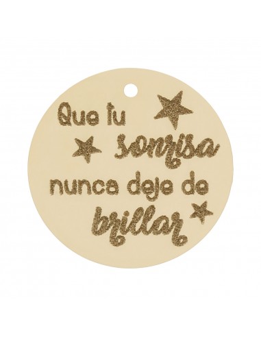 MI HISTORIA - ABALORIO SONRISA ORO 18KL