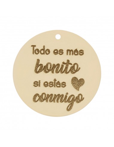 MI HISTORIA - ABALORIO FRASE BONITO...